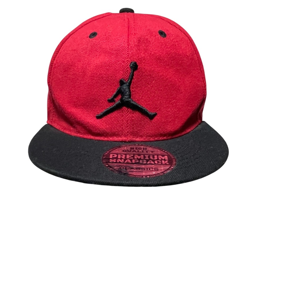 Air Jordan MLB‎ Red Black Pro Jumpman Hat Max Head Gear Adjustable